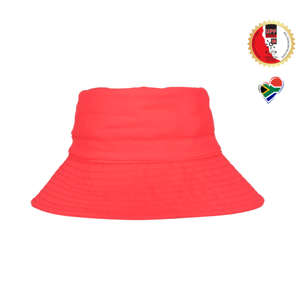 Tangerine High Visibility |Kids Swim Bucket Hat