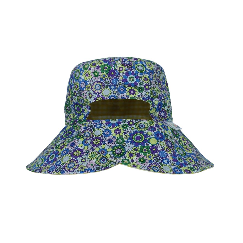 DAISY | Kids Ponytail Bucket Hat