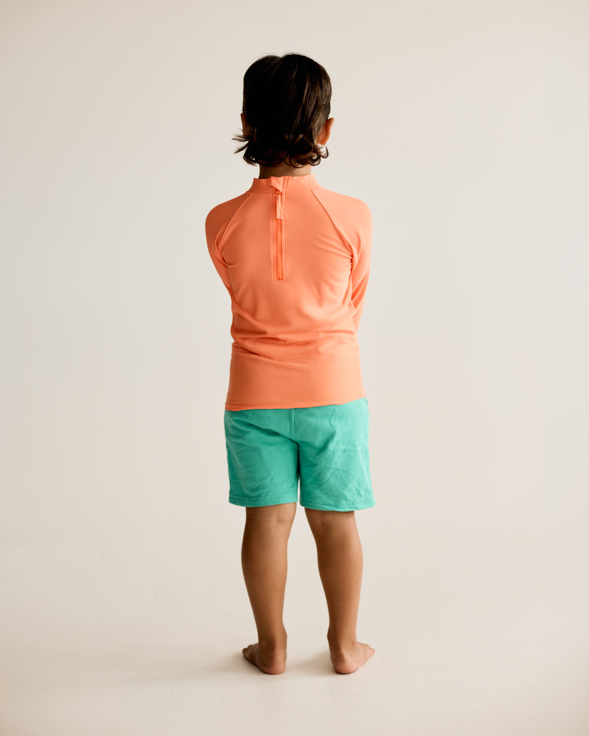 Orange Long Sleeve Rash Vest