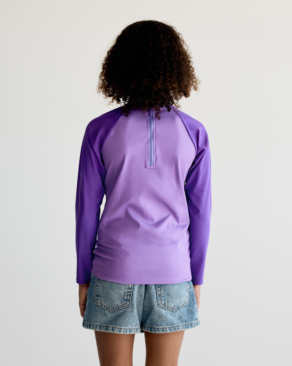 Purple & Purple Long Sleeve Rash Vest