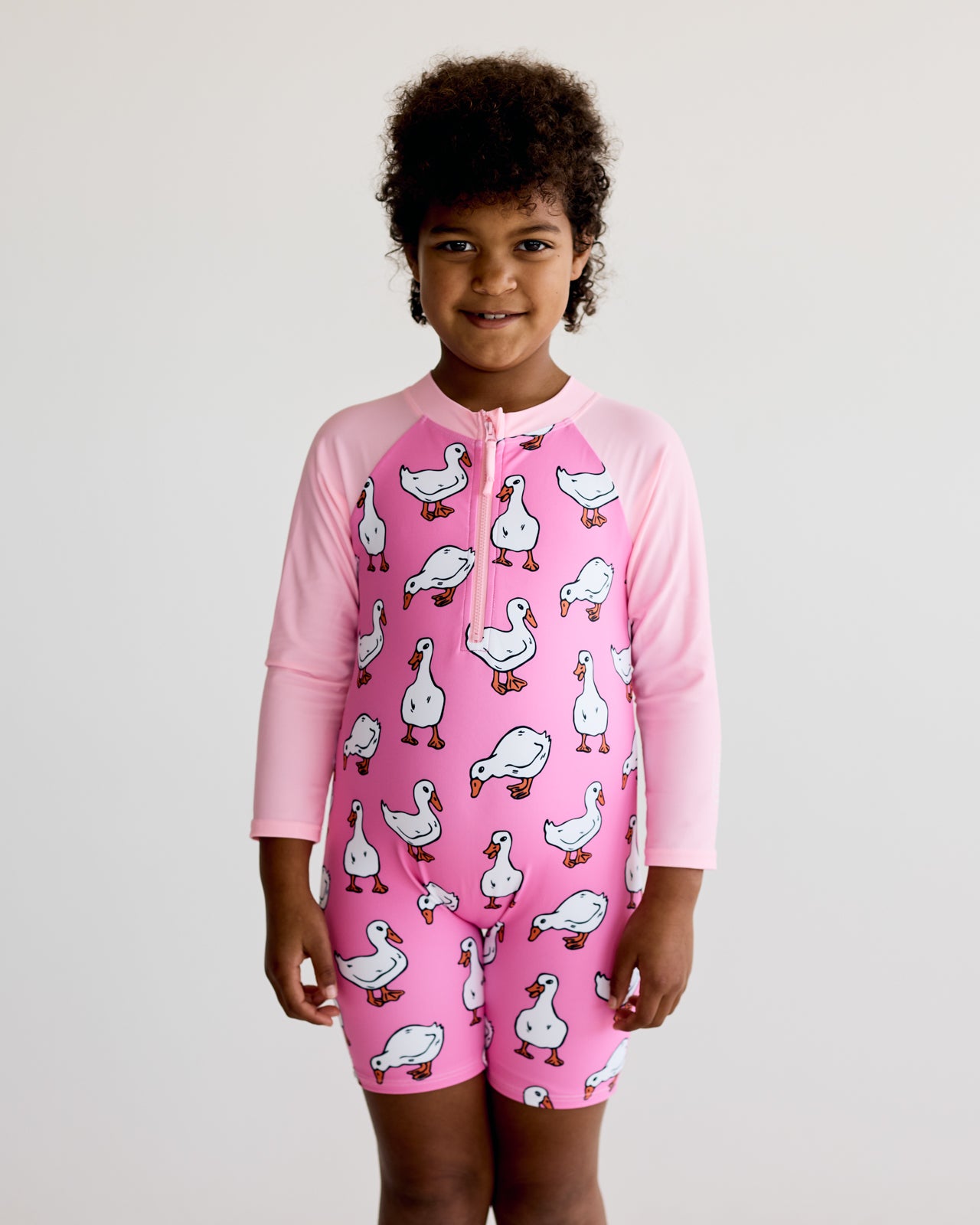 Duck Onesie - Pink