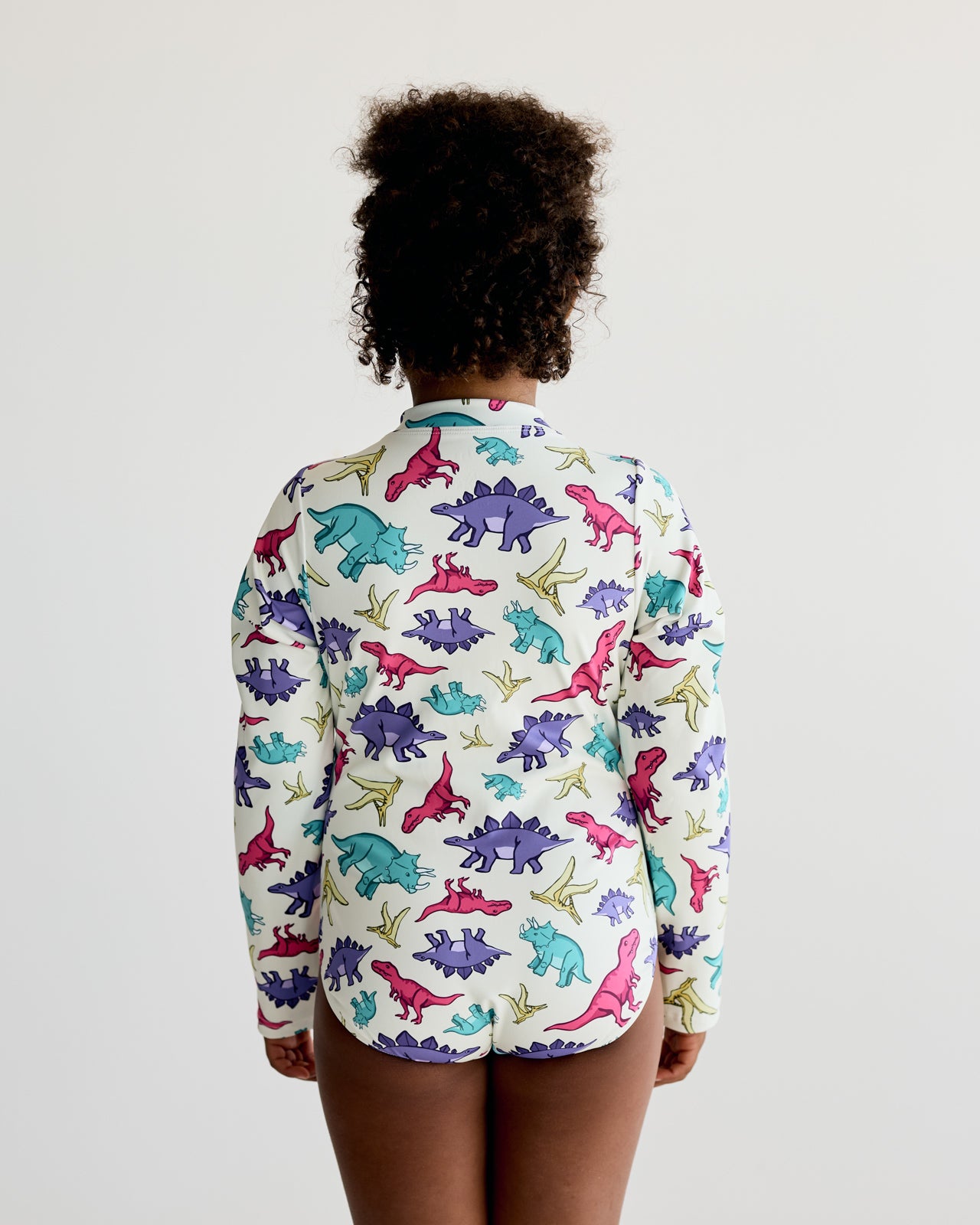 Dinosaur Swimming Costume - Pink