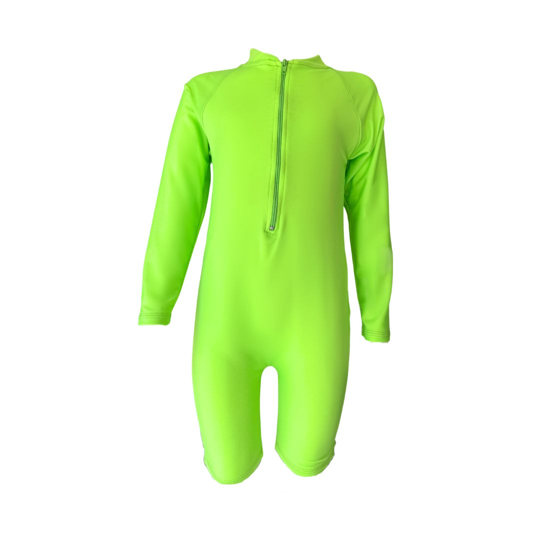 Neon Lime |Swim Onesie
