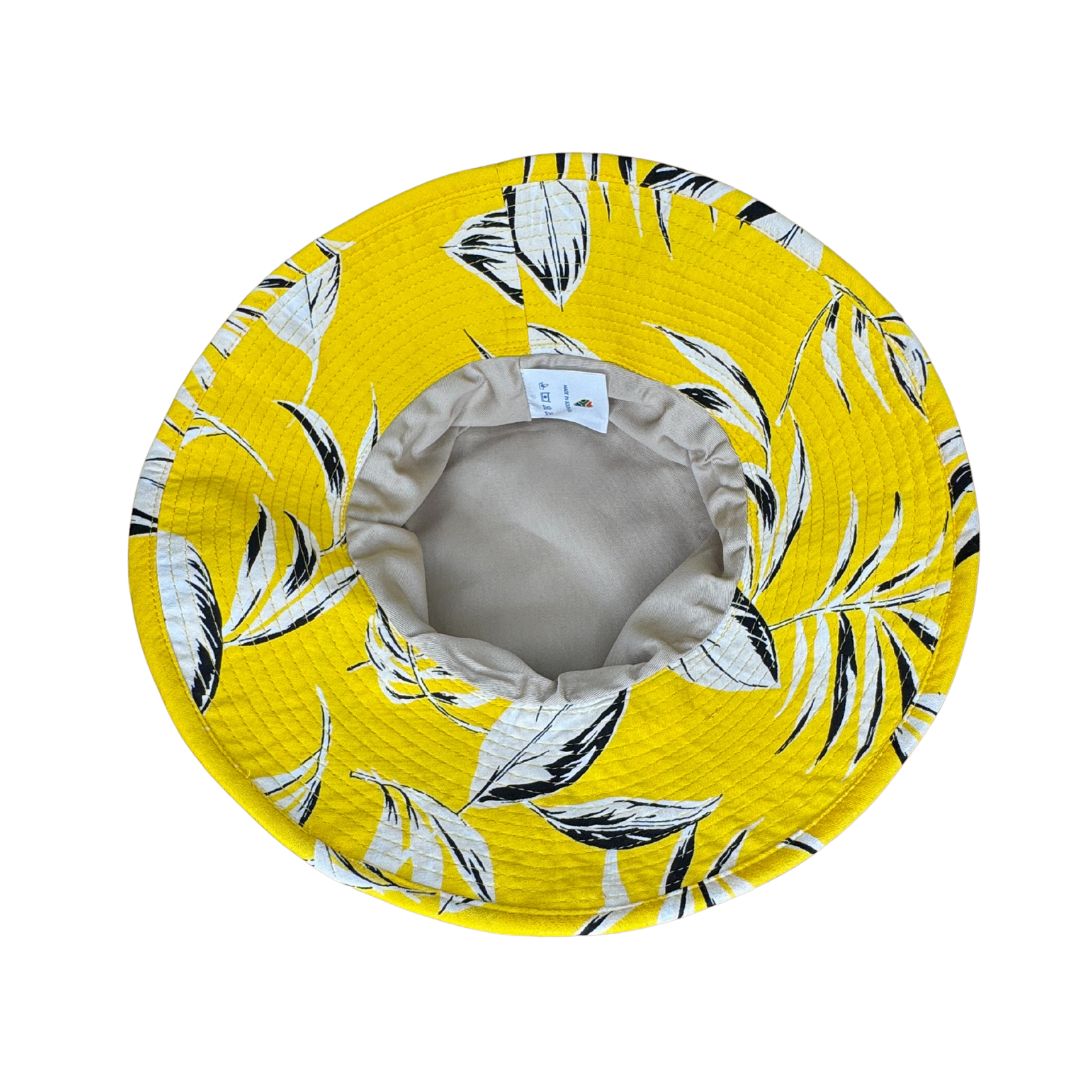 Yellow Tropical Floral | Ladies Bucket Hat