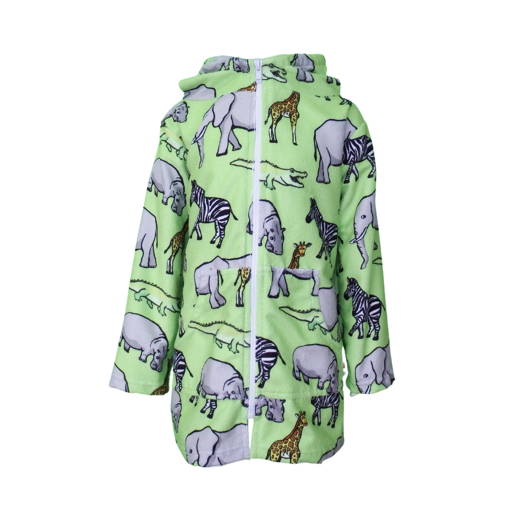 Safari Hooded Towel - Green