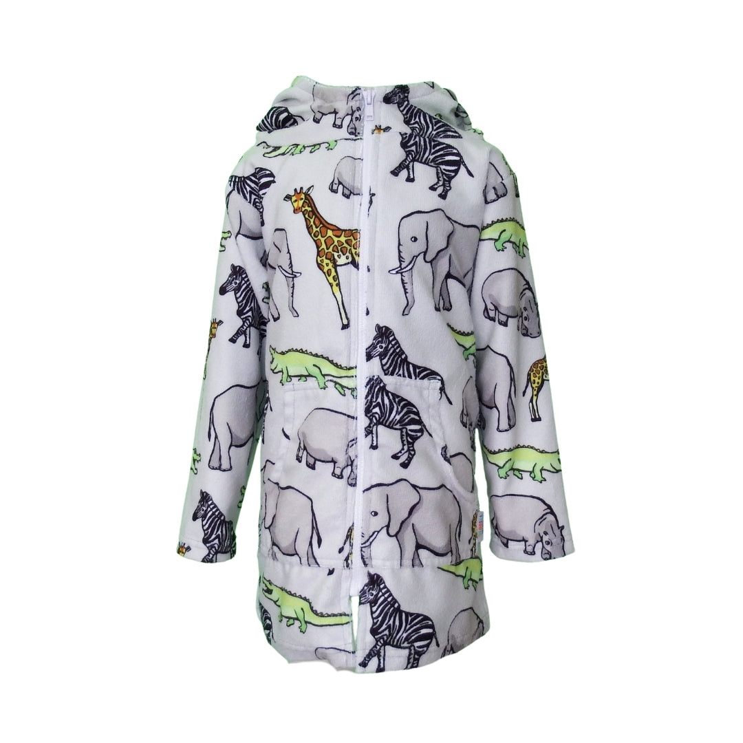Safari Hooded Towel - Grey
