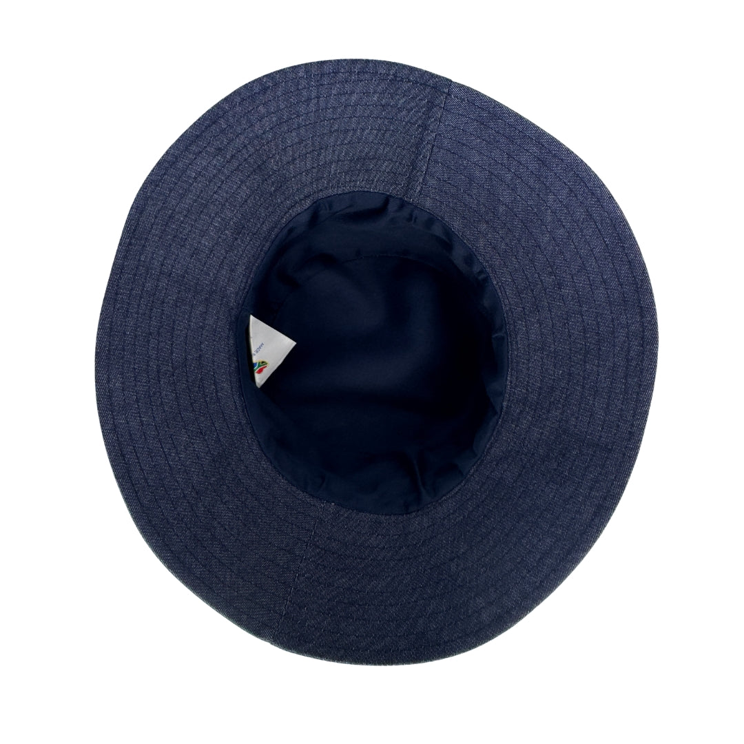 Navy Denim Baby | Bucket Hat, 7cm Brim