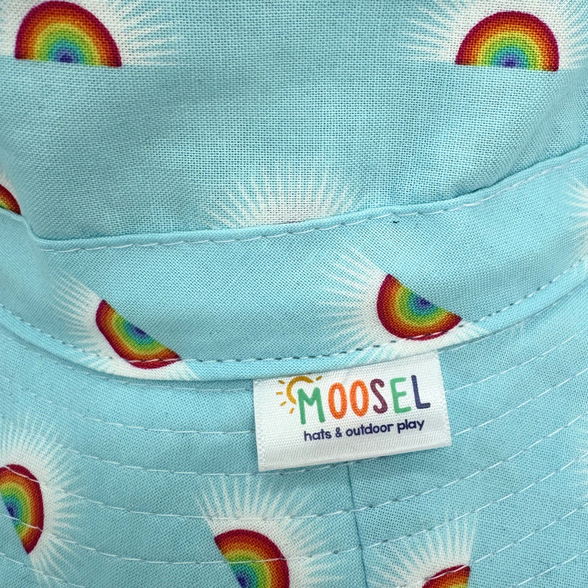 Baby Blue Rainbows | Kids Bucket Hat