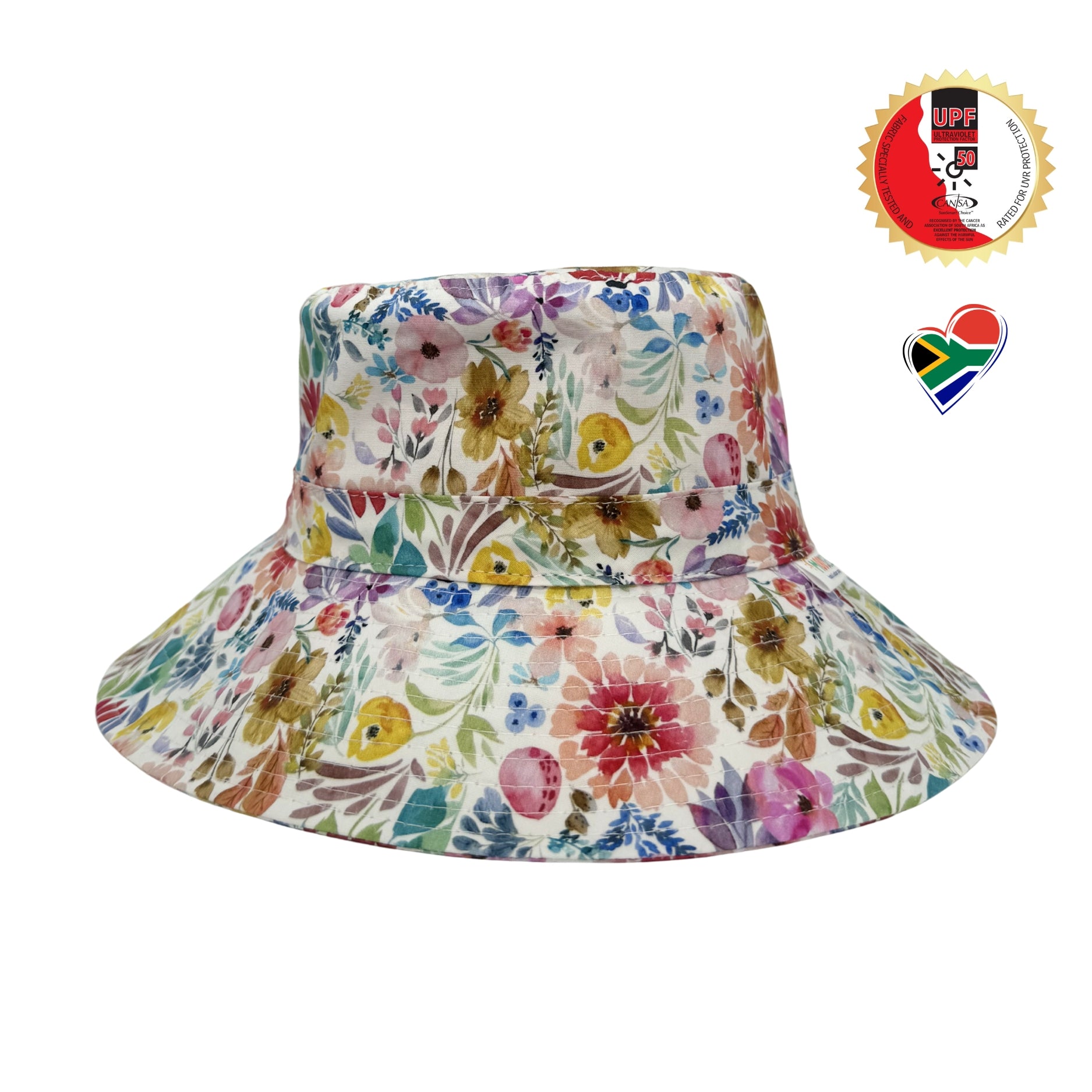 Bright Floral Garden |Kids Bucket Hat