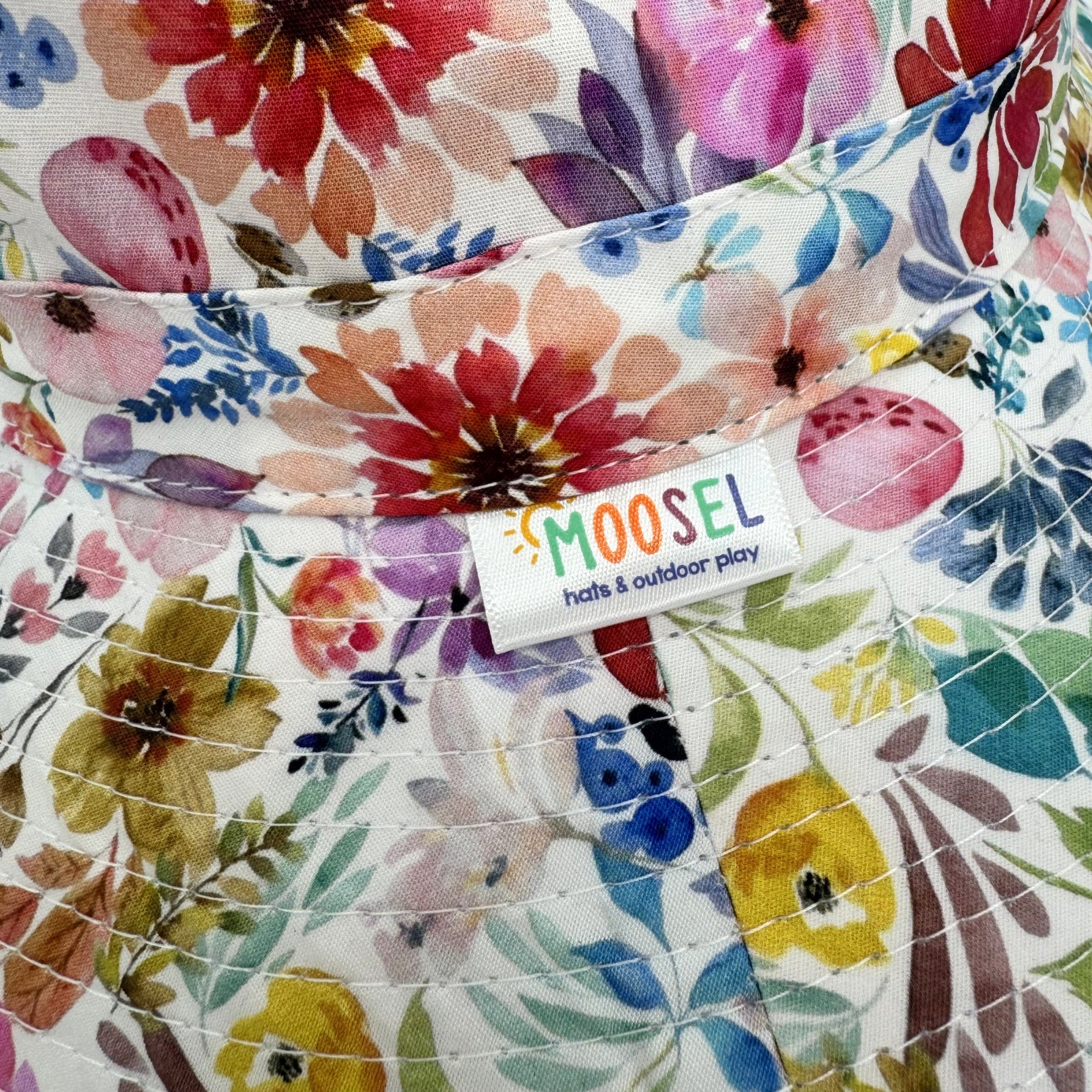 Bright Floral Garden |Kids Bucket Hat