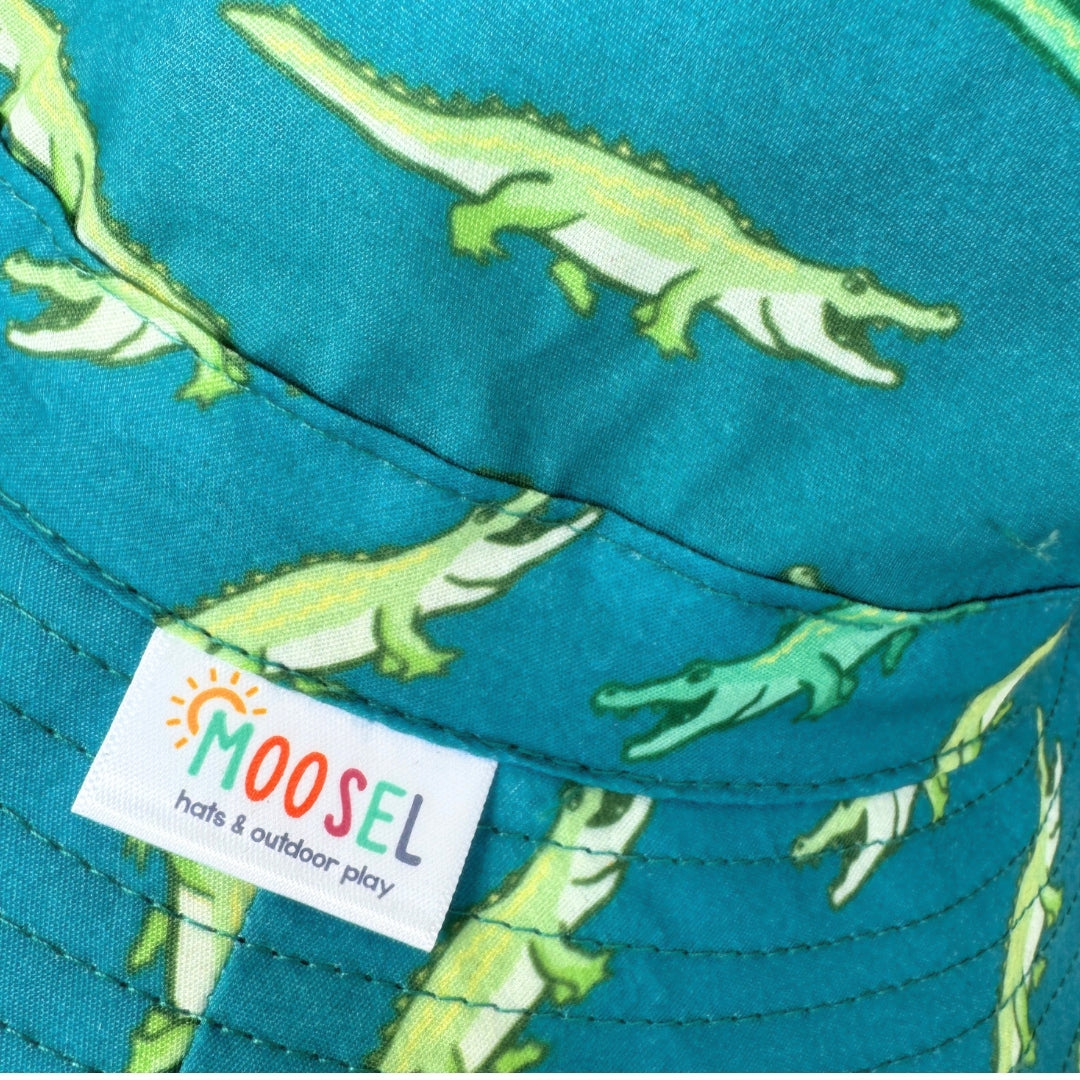 Green Crocodiles & Alligators | Kids Bucket Hat