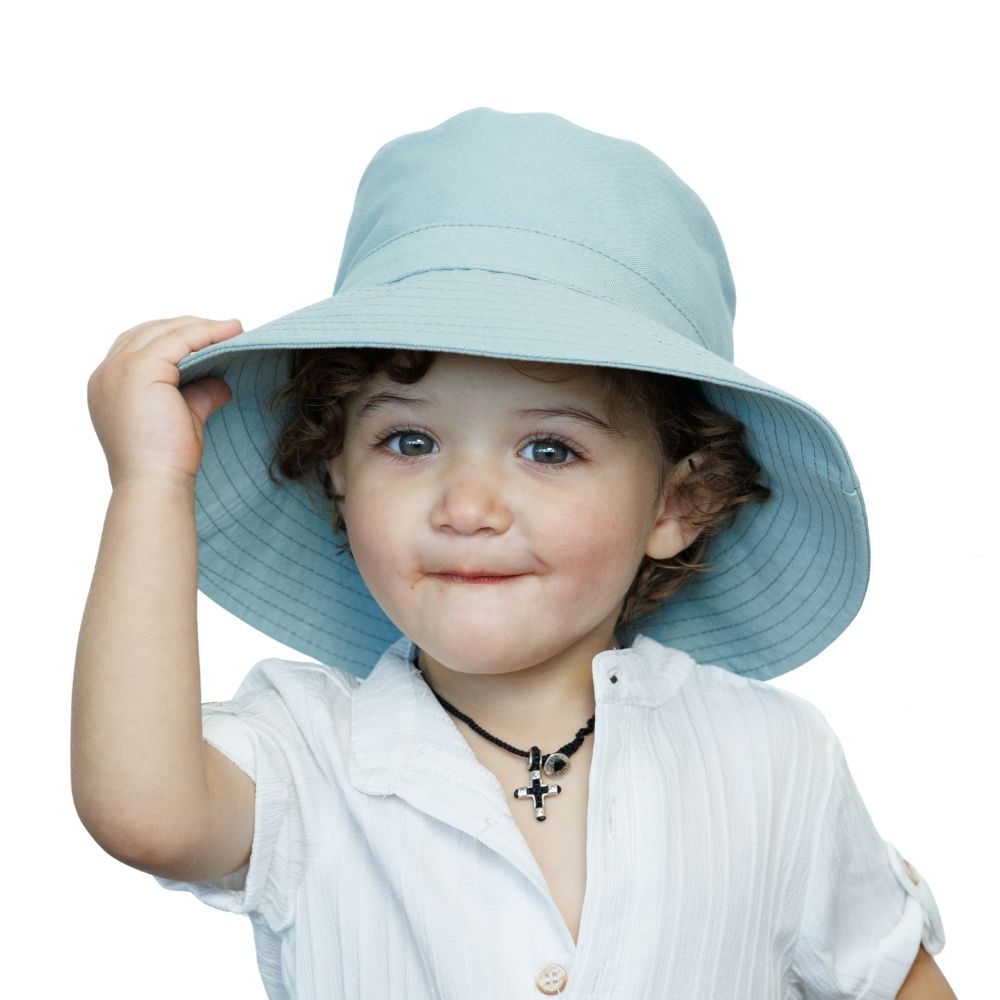 Sage Denim | Kids Bucket Hat