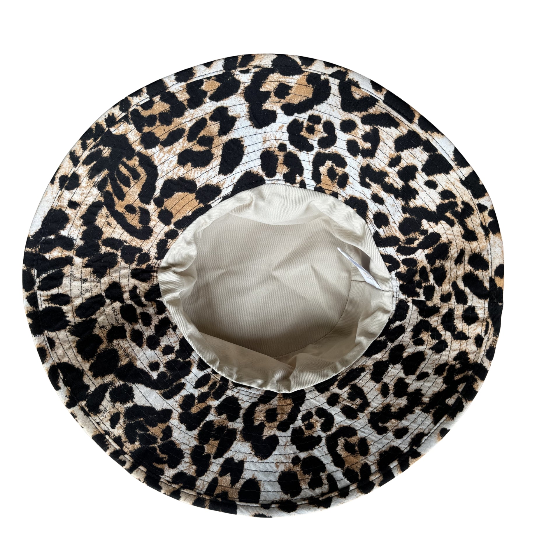 Classic Leopard Print|Wide Brim Bucket Hat