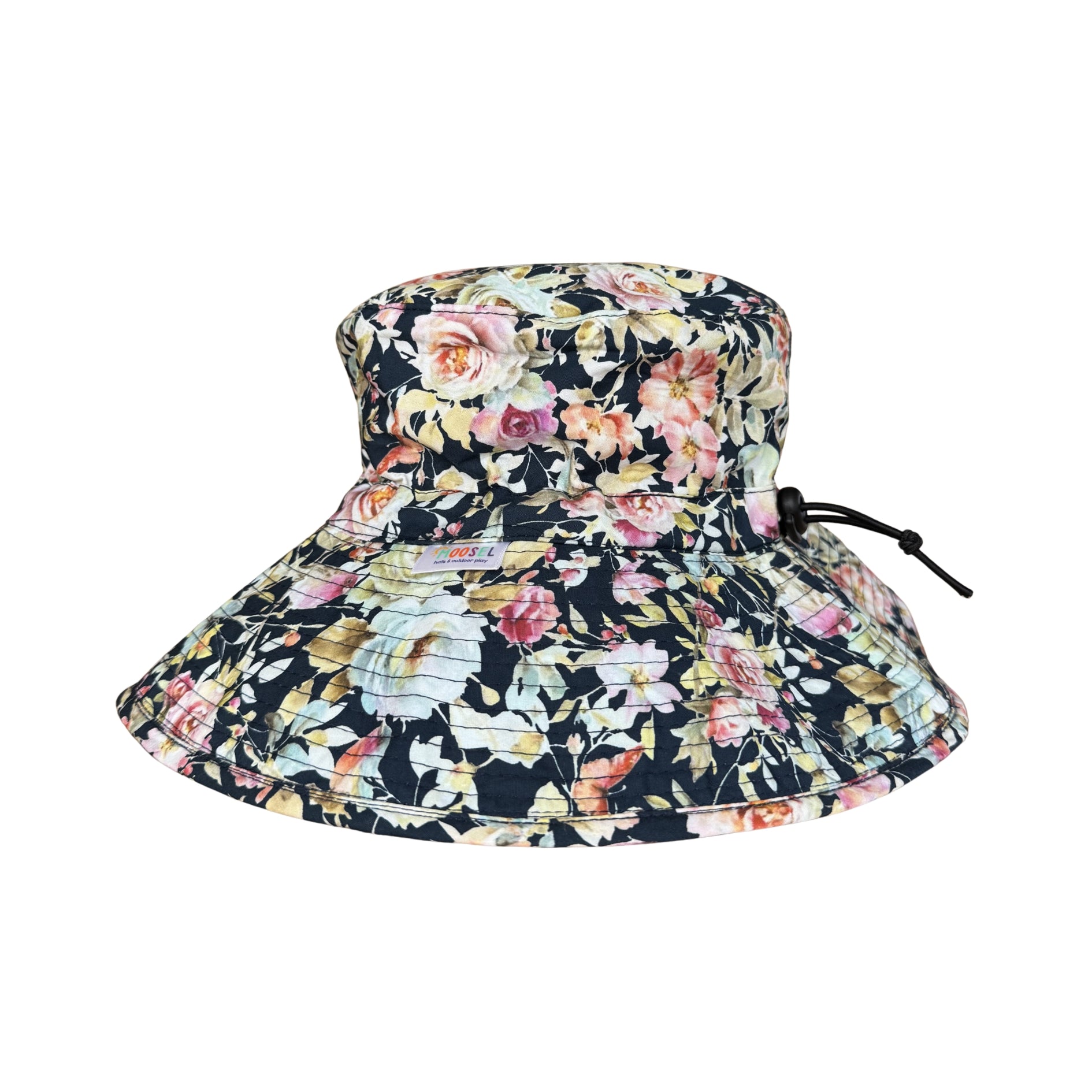 Navy Floral | Ladies Bucket Hat