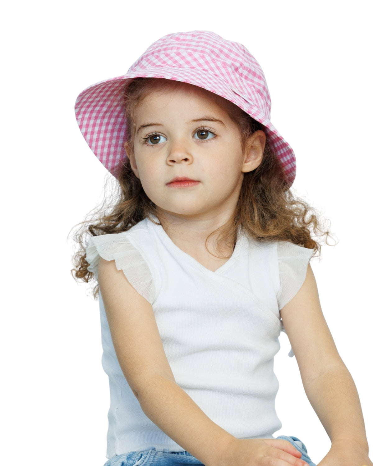 Pink Gingham | Baby & Toddler Sun Hat