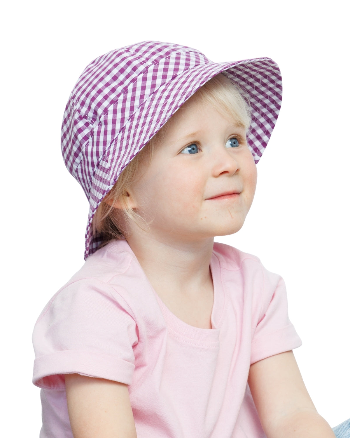 Purple Gingham | Baby & Toddler Sun Hat