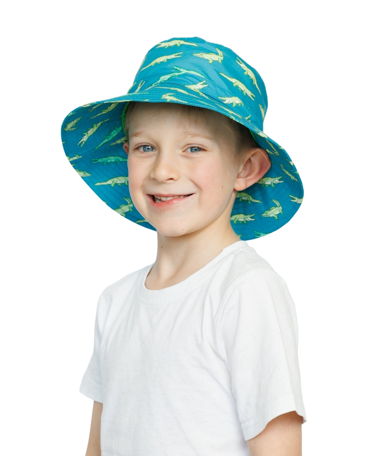 Green Crocodiles & Alligators | Kids Bucket Hat