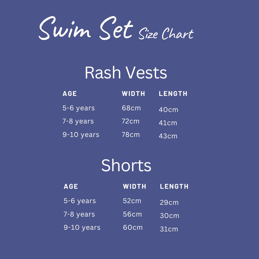 Boys Crocodile Rash Vest and | Swim Shorts Set. Swim apparel. Long Sleeves, High Neck, UPF50+ Sun protection. Dermatologist approved