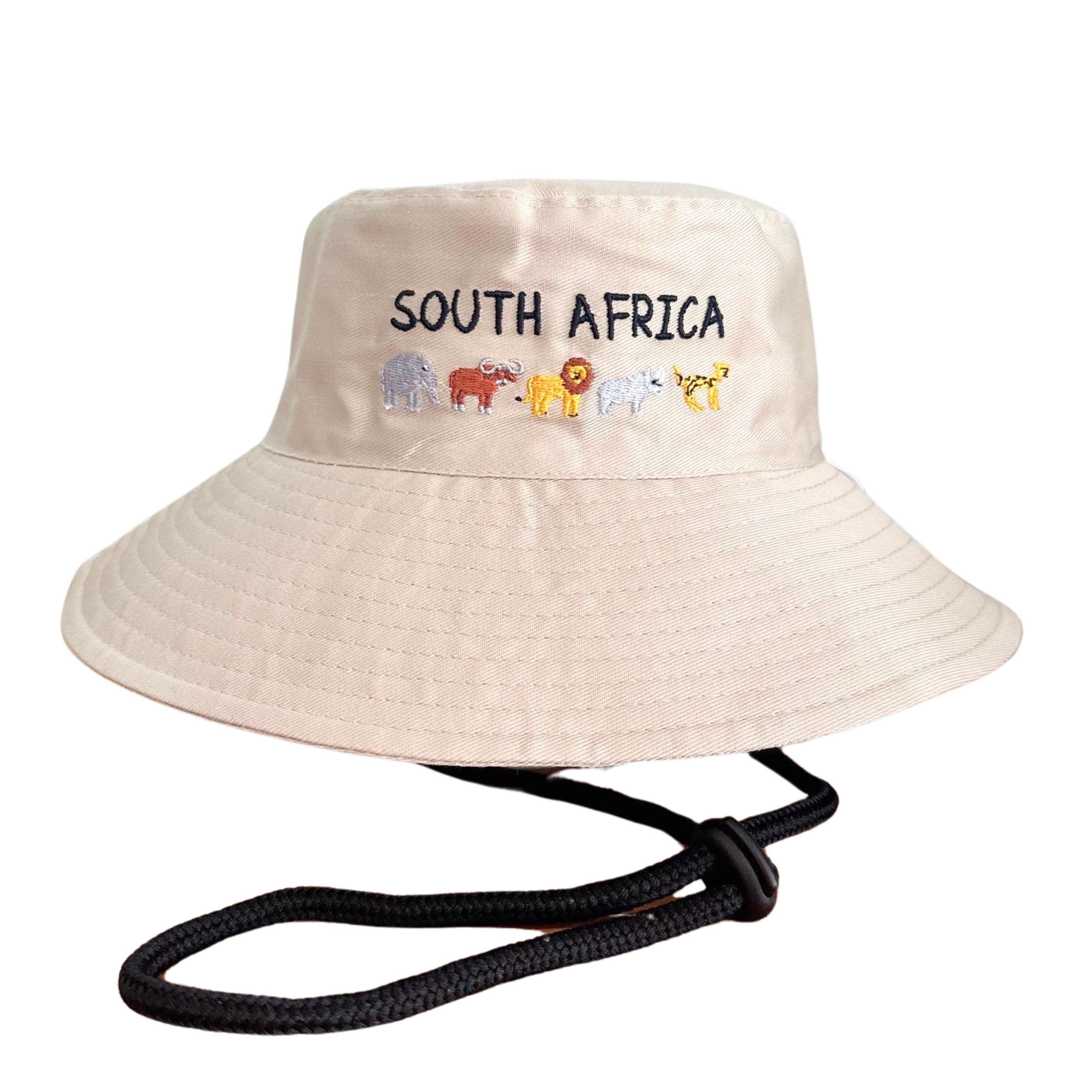 Bucket Hats for Kids | South Africa's Big 5 Animals