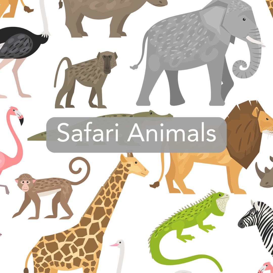Safari Animals Print Collection