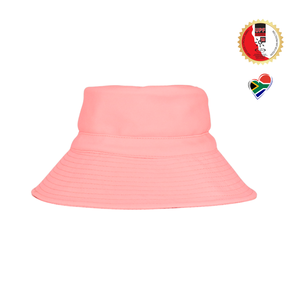 Pink High Visibility |Kids Swim Bucket Hat
