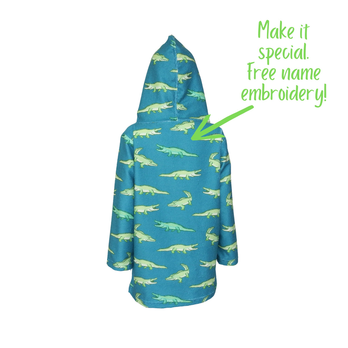 Crocodile Hooded Towel