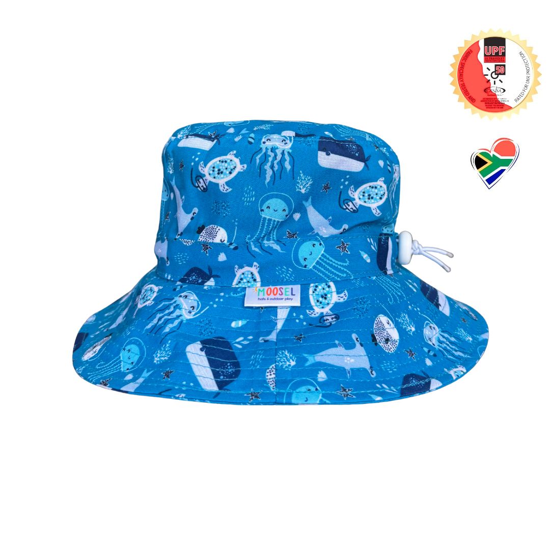 Sea Creatures | Bucket Hat,7cm Brim