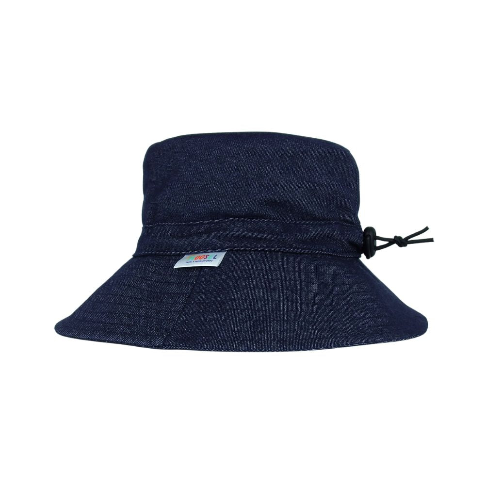 Navy Denim | Kids Bucket Hat