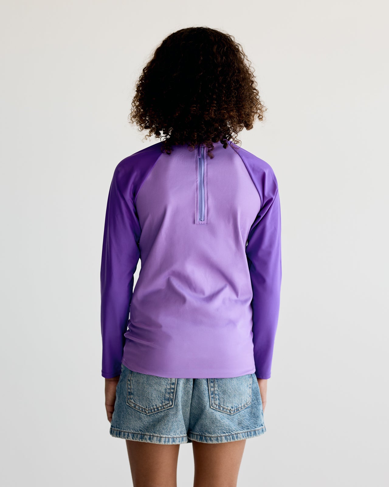 Purple & Purple Long Sleeve Rash Vest