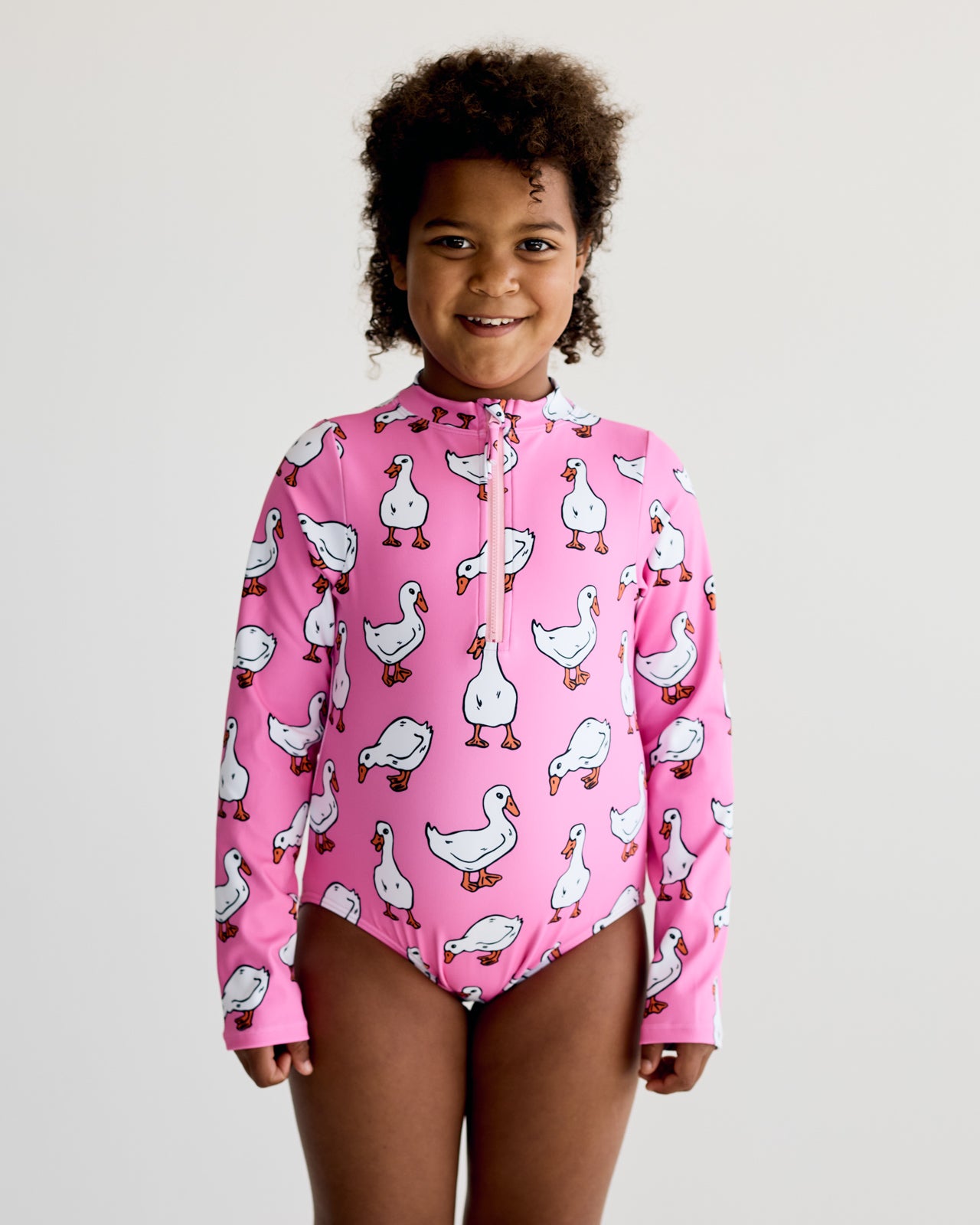 Duck Swimming Costume - Pink