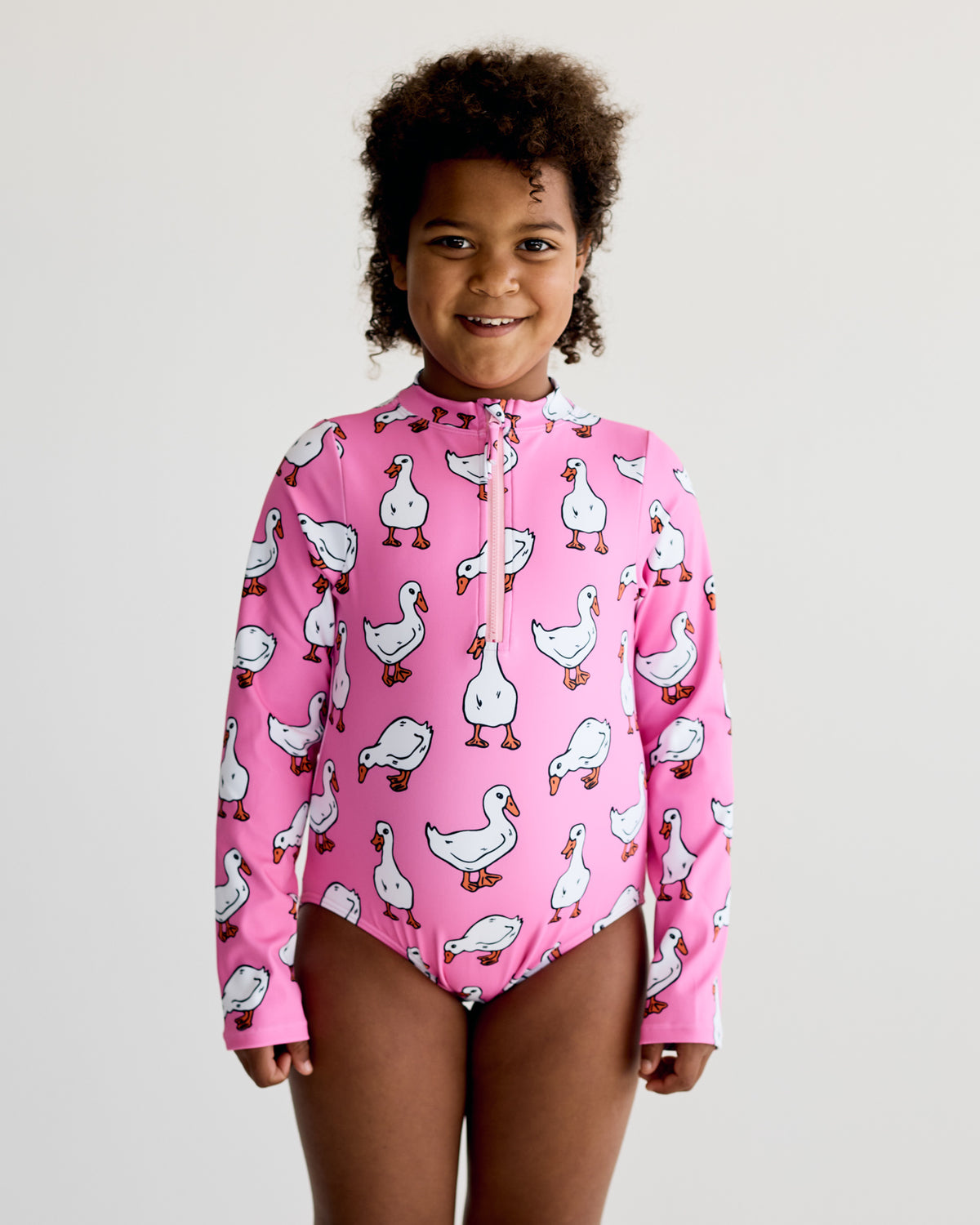 Duck Swimming Costume - Pink