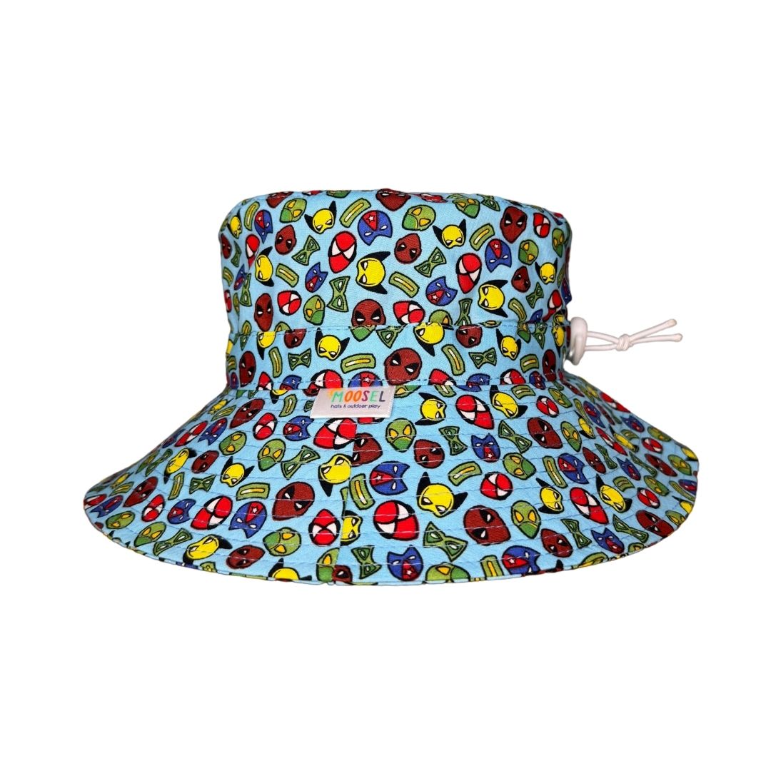 Blue Superheros | Kids Bucket Hat
