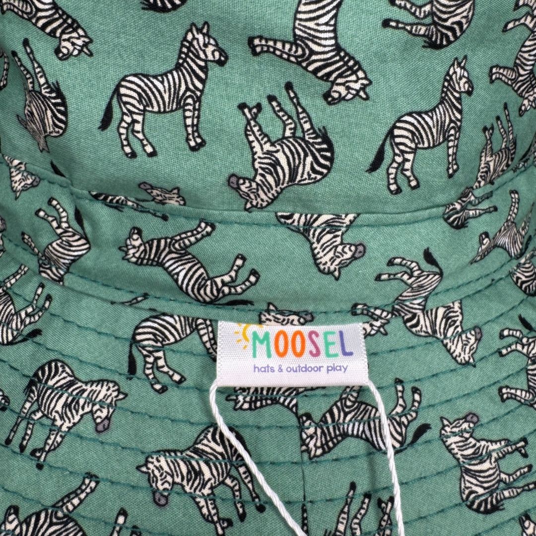 Bucket Hat 7cm Brim ZEBRA JUNGLE