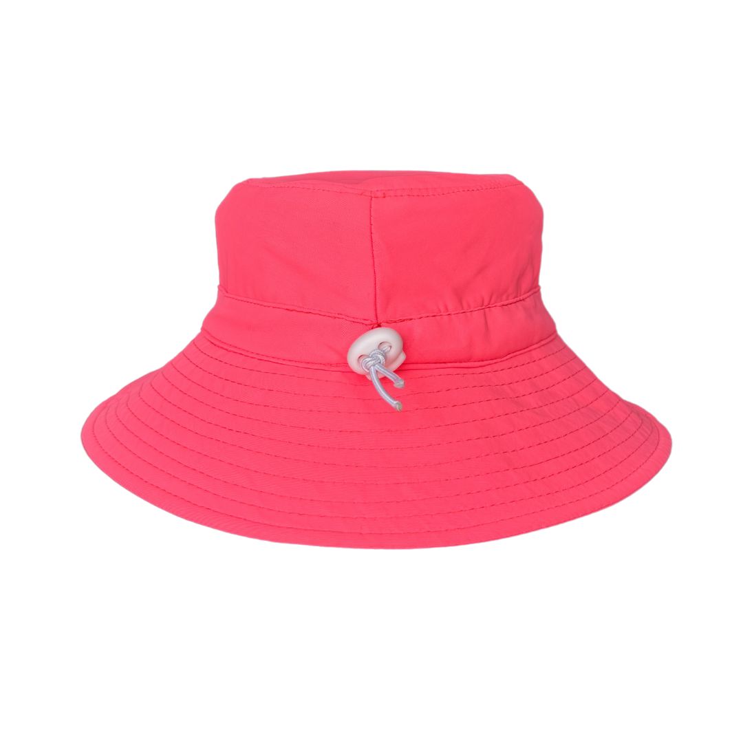 Bright Neon Swimming Bucket Hat BUBBLEGUM