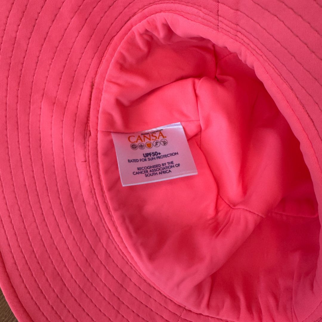 Bright Neon Swimming Bucket Hat BUBBLEGUM