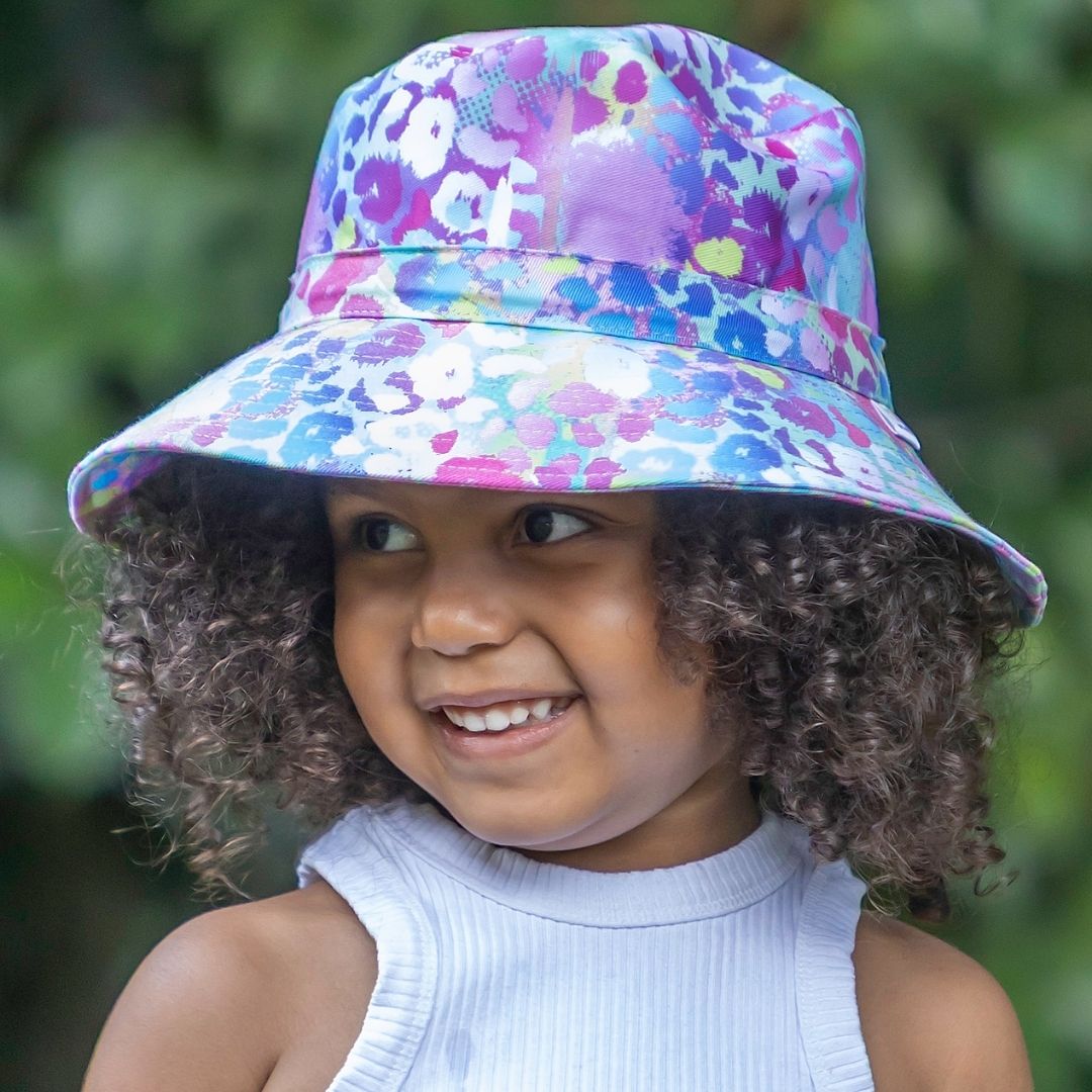 Bucket Hat 7cm Brim PASTEL LEOPARD