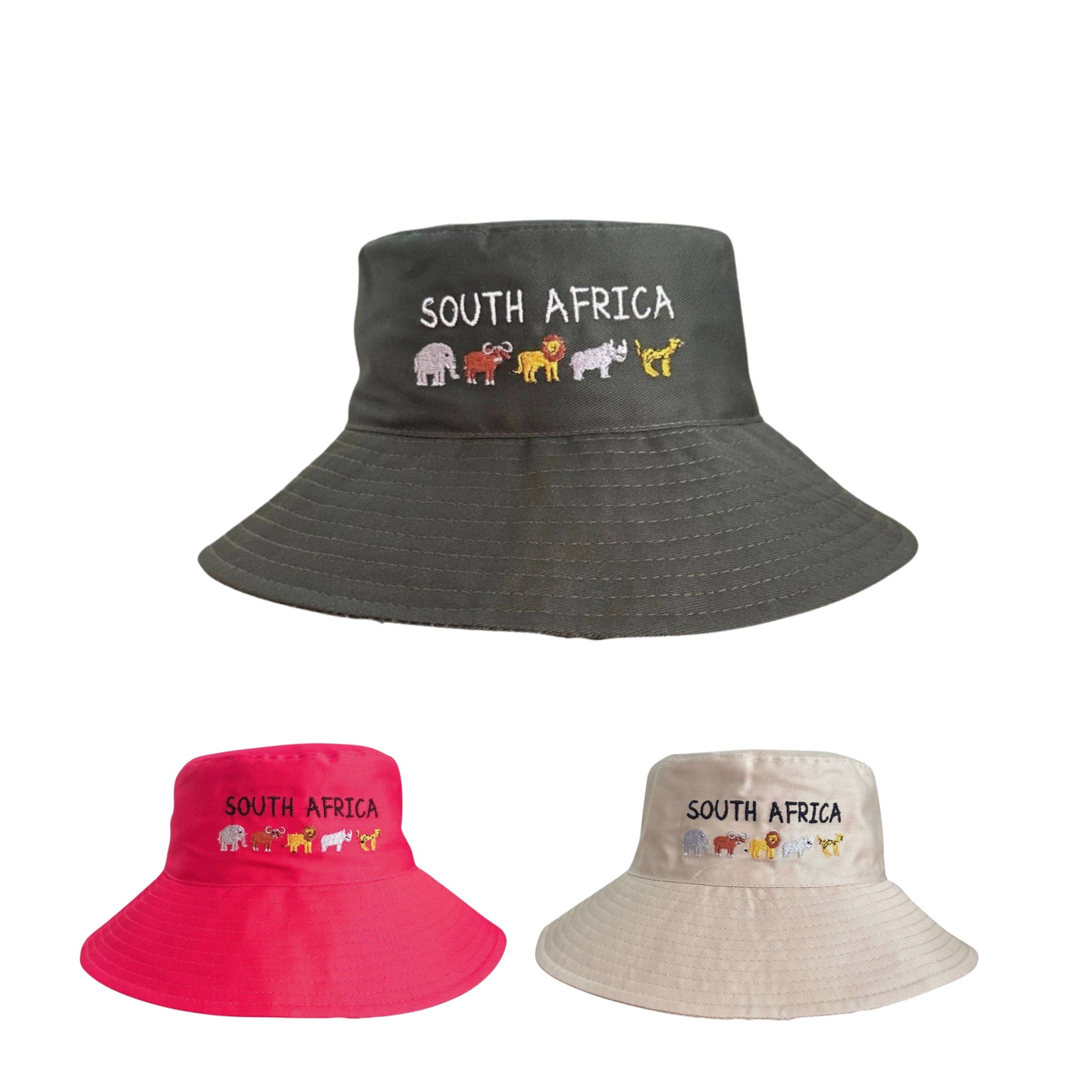 Olive South Africa Big 5| Kids Bucket Hat