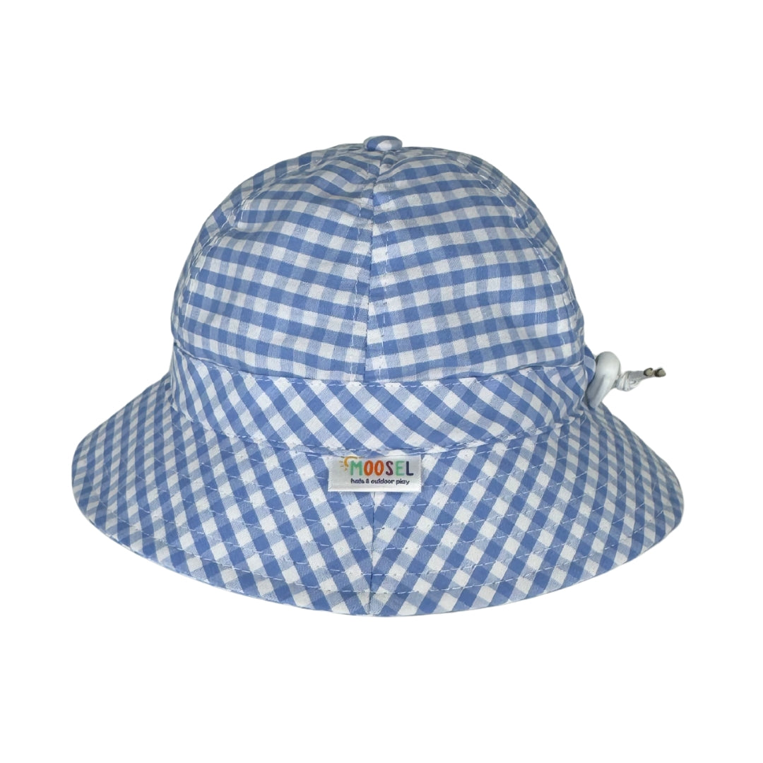 Blue Gingham | Baby & Toddler Sun Hat