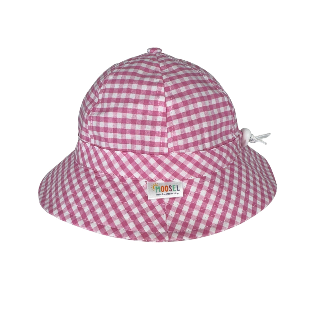 Pink Gingham | Baby & Toddler Sun Hat