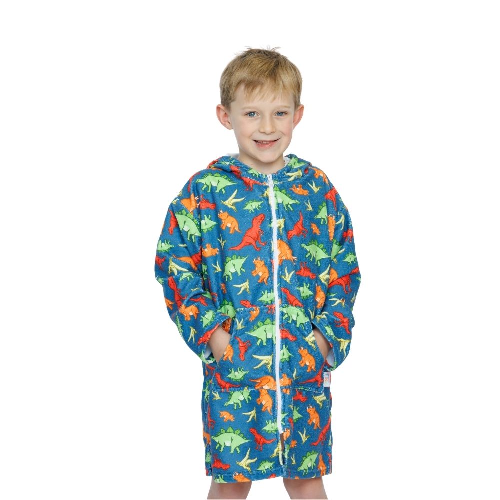Boys Dinosaurs | Hooded Towel