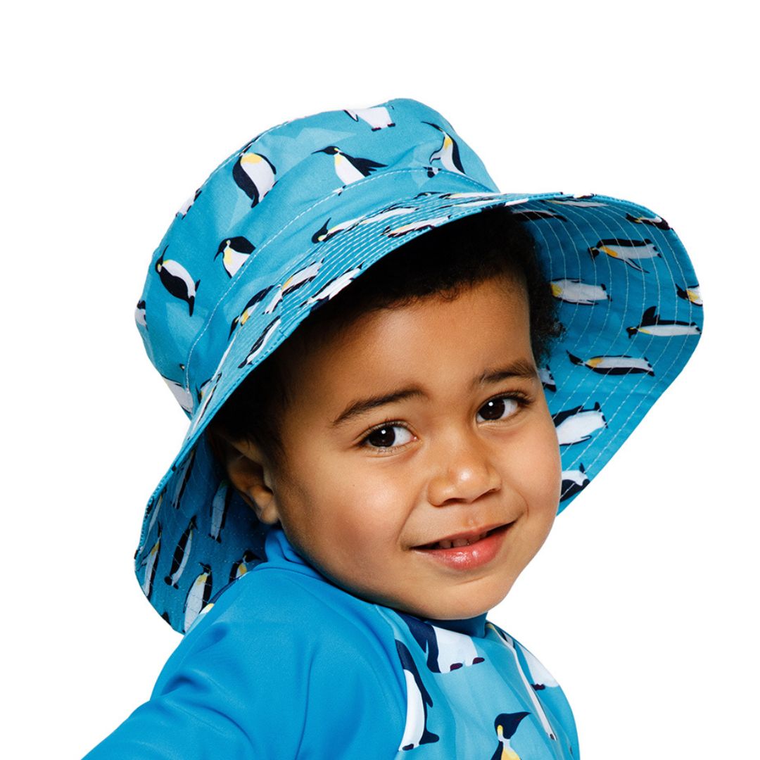 Boys Penguin Bucket Hat | 7cm Brim