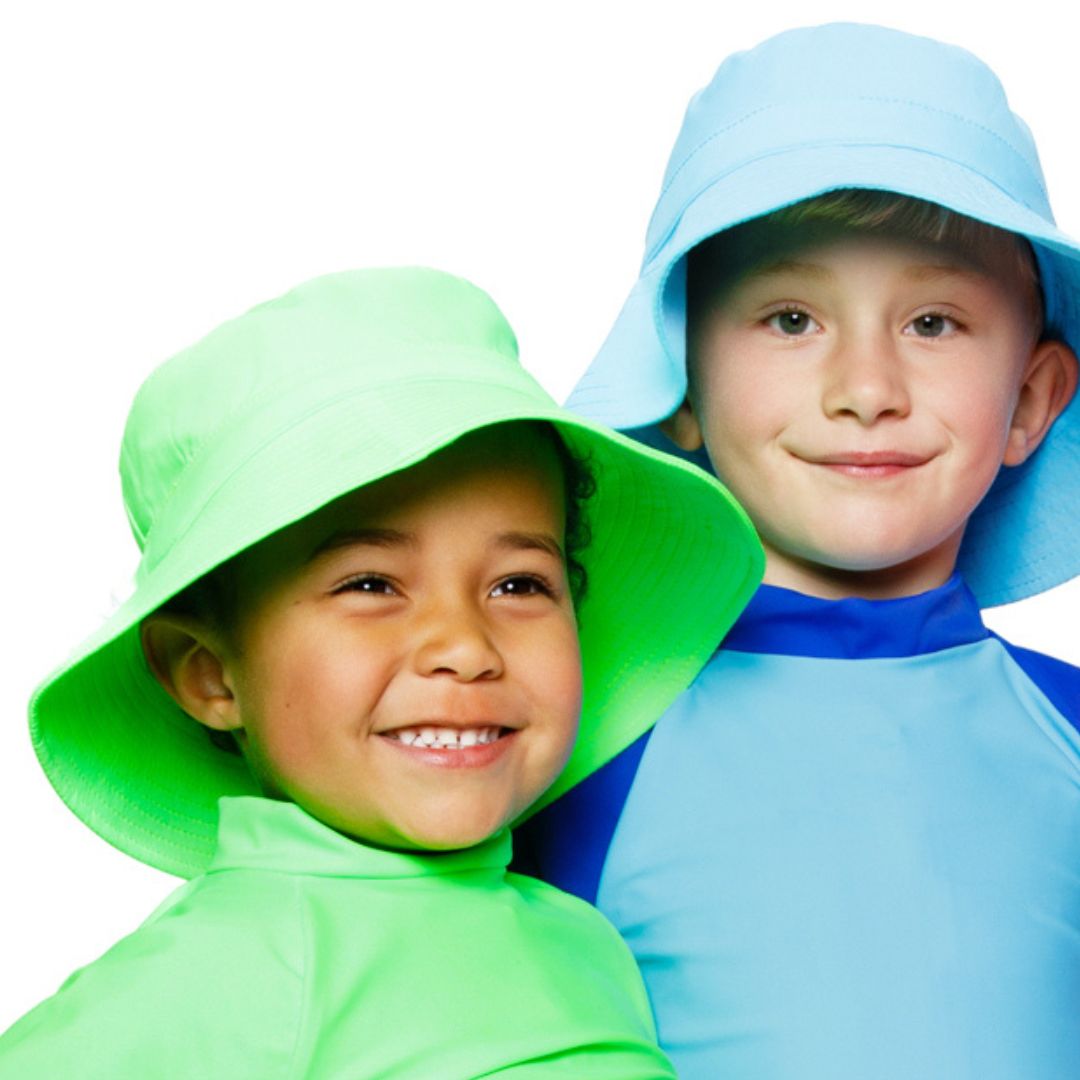 Bright High Visibility | Swim Bucket Hat, Water Safety Essential
