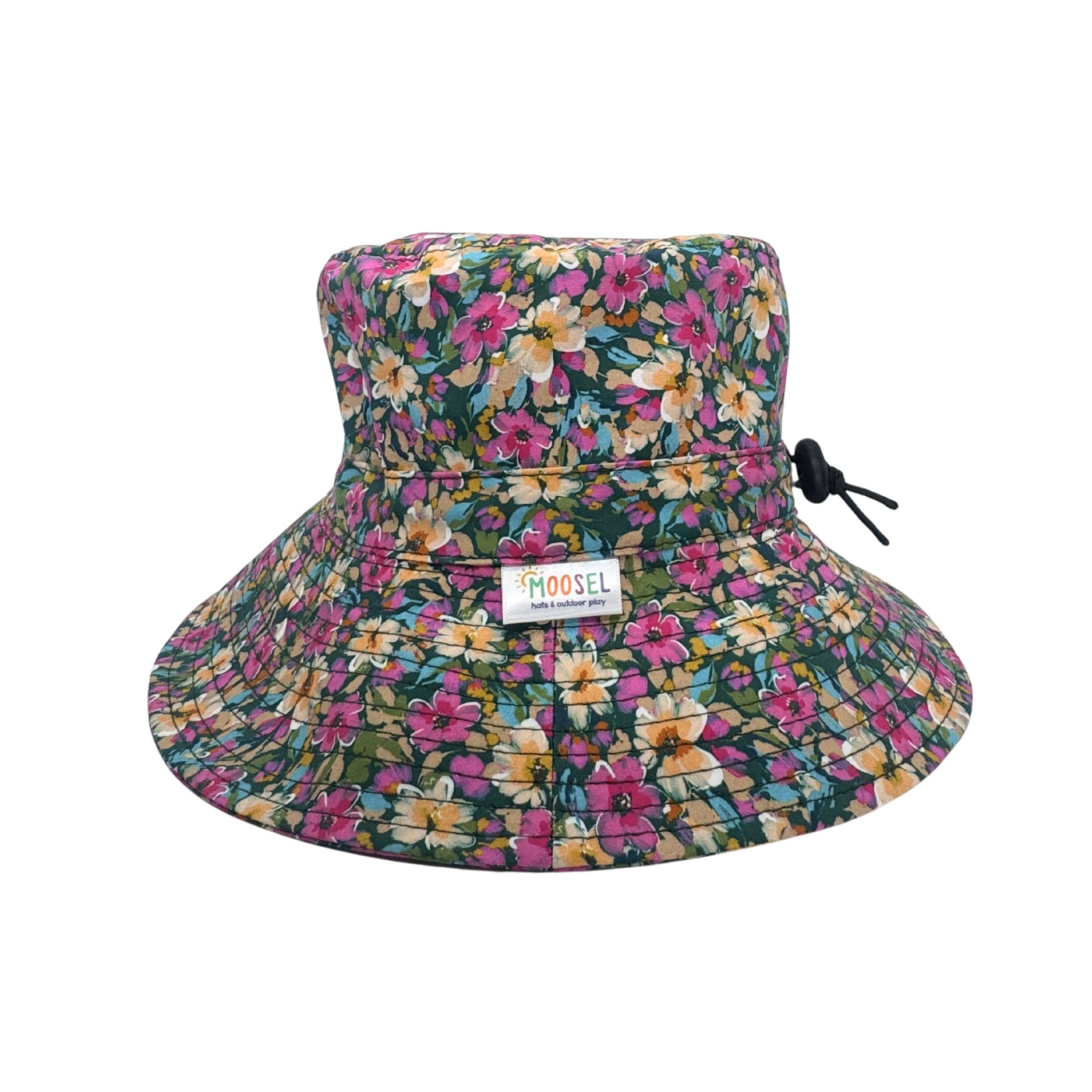 Purple Floral Garden |Kids Bucket Hat