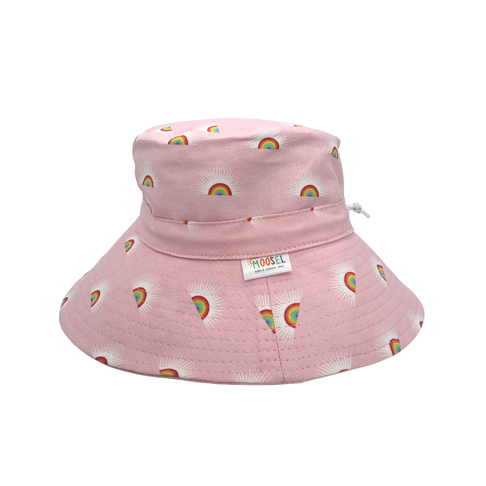 Baby Pink Rainbows | Kids Bucket Hat