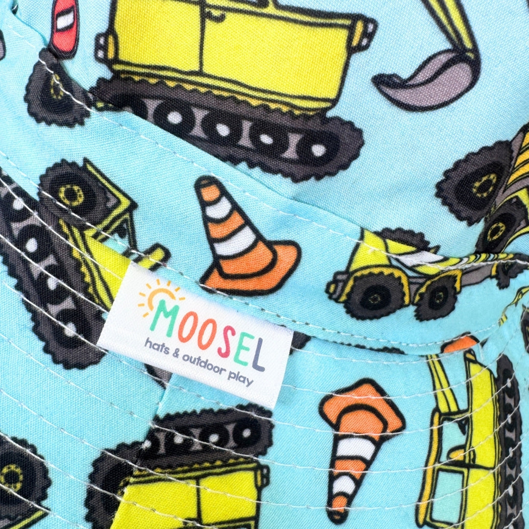 Construction Trucks Diggers | Kids Bucket Hat