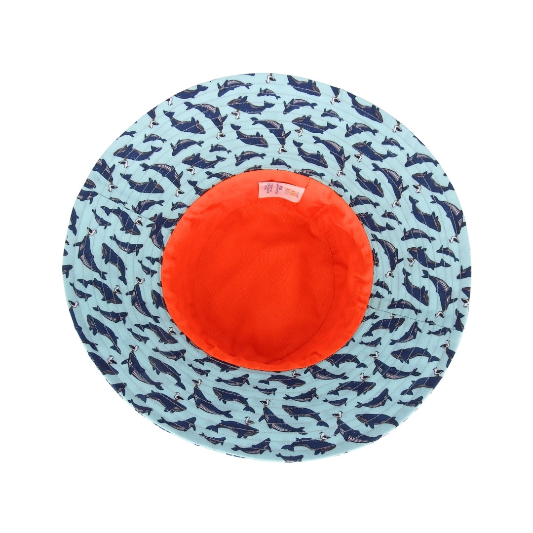 Blue Whale Seagulls | Kids Bucket Hat
