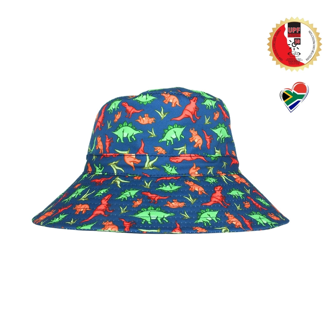 Navy Dinosaurs | Kids Bucket Hat