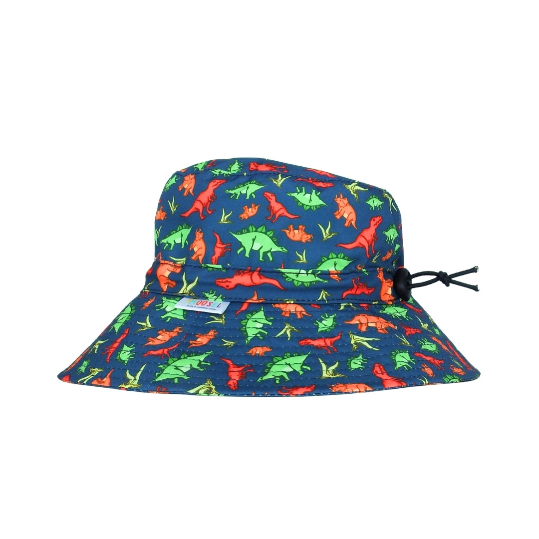 Dinosaur Kids Bucket Hat - Navy