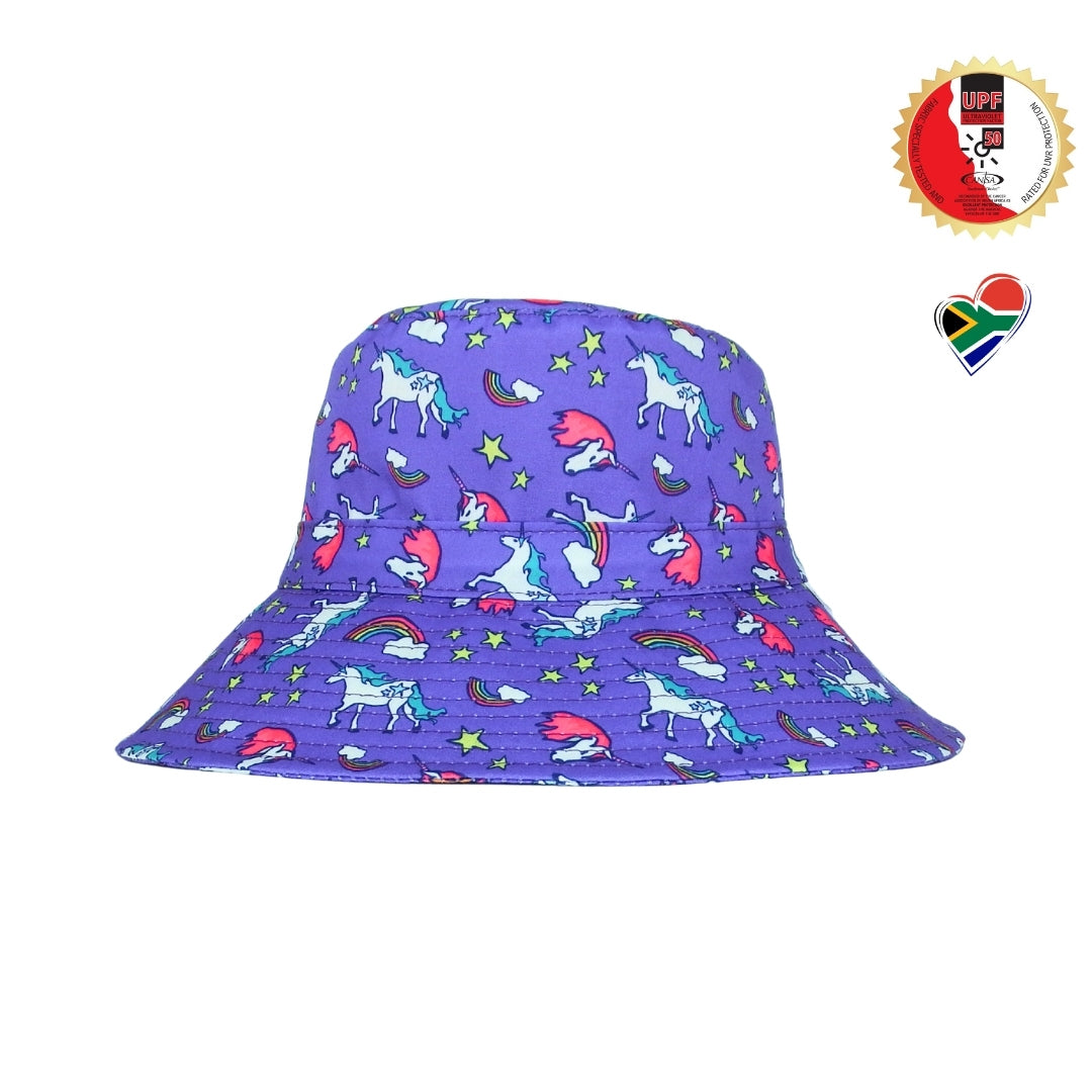 Magical Unicorns, Rainbows & Stars | Kids Bucket Hat