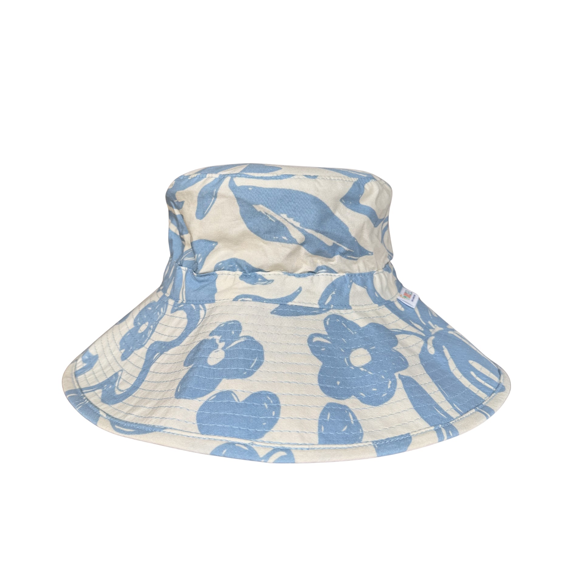 Blue & White Floral | Ladies Bucket Hat